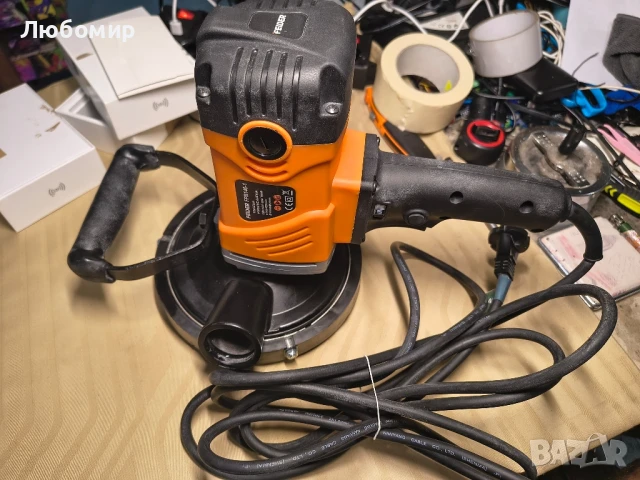 FEIDER Шлайфмашина за бетон 1500 W 7 скорости с променлива скорост, плавен старт, мека дръжка , снимка 7 - Други инструменти - 51363840