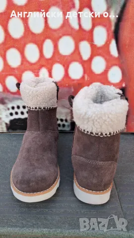 Английски детски боти-Clarks,естествена кожа, снимка 7 - Детски боти и ботуши - 48528601