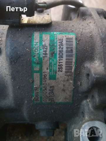 Компресор климатик Форд фиеста 5 1.4тдци  2S6119D629AE SD6V12, снимка 4 - Части - 50678889