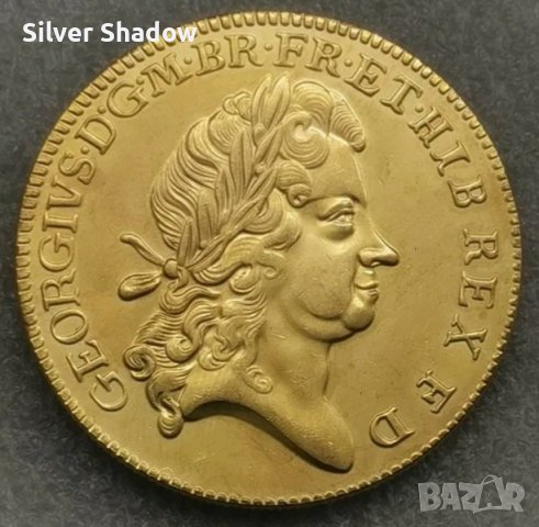 Монета Великобритания 5 Гвинеи 1716 г Крал Джордж I