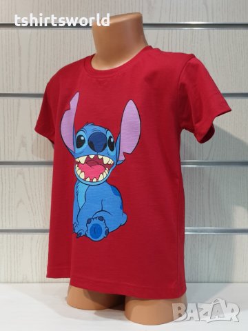 Нова детска тениска с дигитален печат Стич (Stitch), снимка 10 - Детски тениски и потници - 37494684
