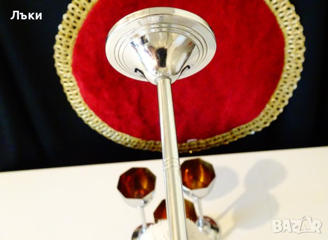 Посребрени чаши за ракия,позлата. , снимка 4 - Чаши - 43095832