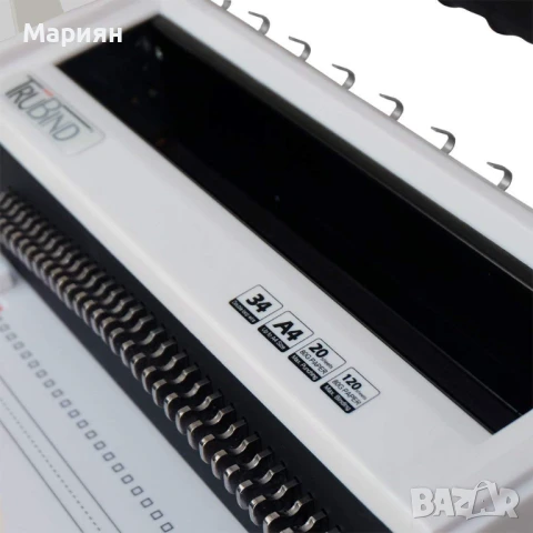 Подвързваща машина с метална спирала Sonto W20А - перфорира до 20 листа, снимка 4 - Други машини и части - 51291627