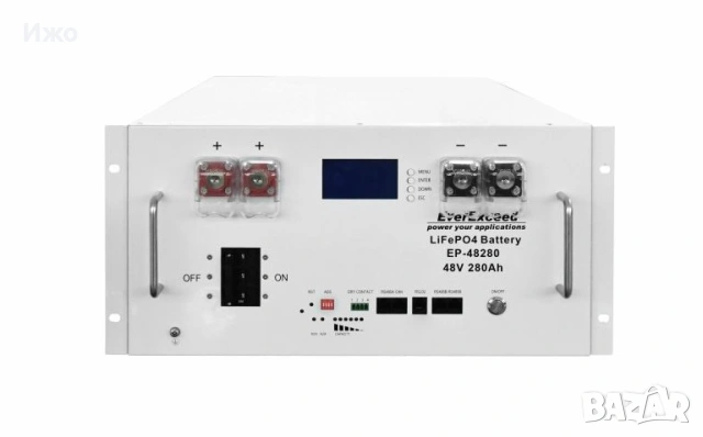 10.24kWh LiFePO4 СОЛАРНА БАТЕРИЯ 51.2V 200Ah 7000 Cycles