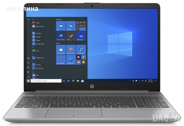 Лаптоп, HP 250 G9 Asteroid Silver, Intel N4500(1.1Ghz, up to 2.8Ghz/4MB), 15.6" FHD AG + WebCam, 8GB