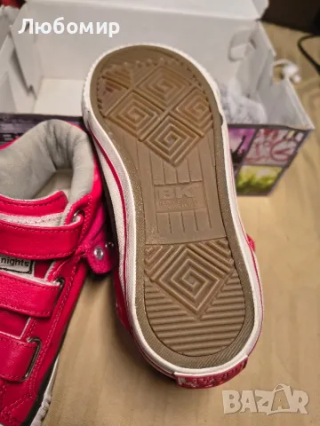 детски кецове с лепенки British Knights Roco Fold Over Kids Trainers червени 32 н, снимка 2 - Детски обувки - 49615913