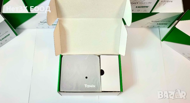 ТВ бокс Tanix TX5 (S905Y5),  Android (SlimBox), 2G/16G, SMART TV, снимка 4 - Плейъри, домашно кино, прожектори - 53526568