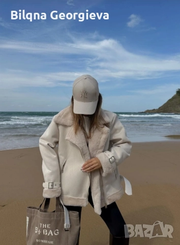 Дамско мекичко палто, снимка 4 - Якета - 52975303