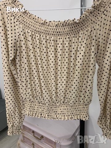 Блуза в размер S - М, снимка 5 - Блузи с дълъг ръкав и пуловери - 44096585