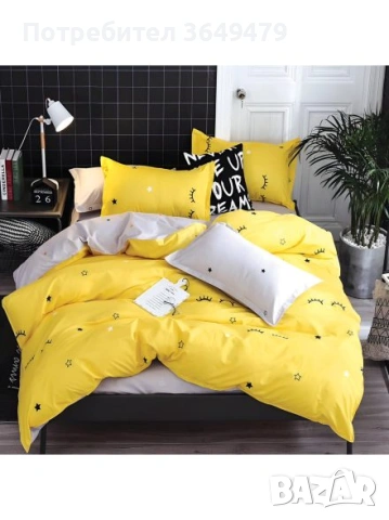 Спален комплект от 4 части, снимка 3 - Спално бельо - 53220491
