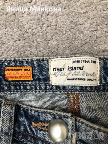 Дамски дънки River island, снимка 5 - Дънки - 48345760