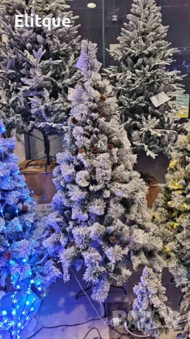 Скандинавска елха 3D+2D + шишарки LUX - kvm  метална стойка  Много гъста, снимка 3 - Други стоки за дома - 52903291