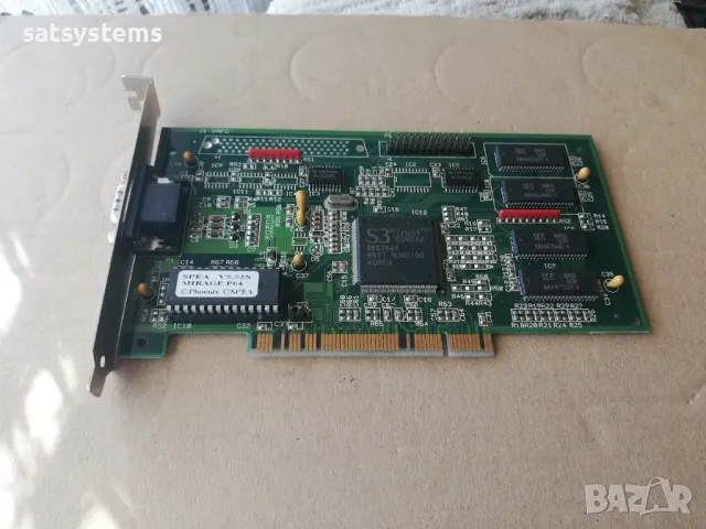 Видео карта SPEA V7 Mirage P64 S3 Trio64 2MB PCI, снимка 5 - Видеокарти - 47899263