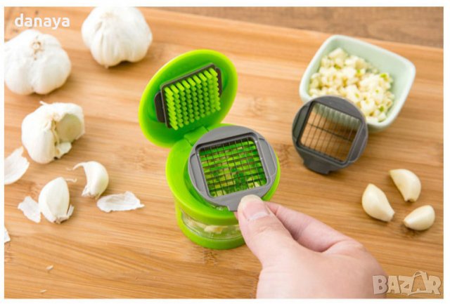 2968 Ръчна преса за чесън маслини практичен кухненски инструмент, снимка 8 - Прибори за хранене, готвене и сервиране - 37438207