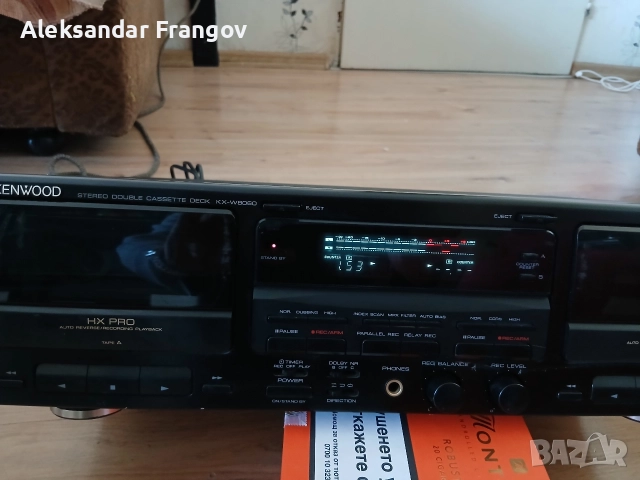 двукасетъчен дек KENWOOD модел KX - W 8060, снимка 6 - Декове - 52749063