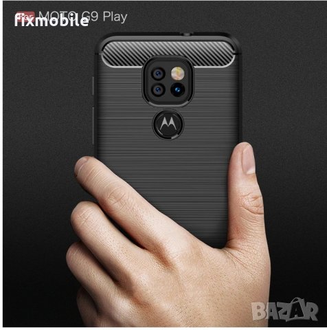 Motorola Moto G9 Play Карбонов гръб / кейс, снимка 3 - Калъфи, кейсове - 32839697