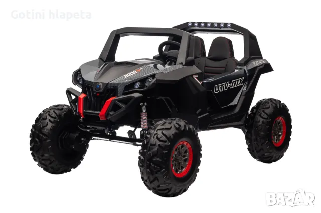 Двуместен акумулаторен джип Super Star 24V батерия, снимка 12 - Детски велосипеди, триколки и коли - 48292921