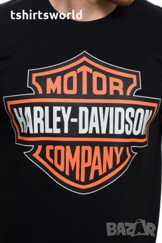 Нова мъжка тениска с трансферен печат MOTOR HARLEY DAVIDSON, мотори, снимка 2 - Тениски - 28295924