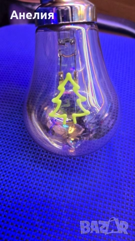 Коледна Led декоративна крушка с фигура елха/Love, снимка 5 - Лед осветление - 52657792