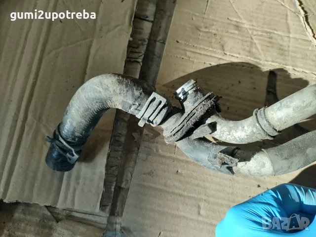 Двойни Тръби Маркучи Охлаждане Porsche Cayenne 3.0D 92A/2012г, снимка 2 - Части - 48313449