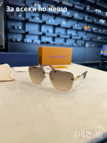 Louis Vuitton Слънчеви Очила С UV400 Защита С ПОДАРЪК🎁Калъф - Налични Различни Цветове Код D2109, снимка 5 - Слънчеви и диоптрични очила - 49418218