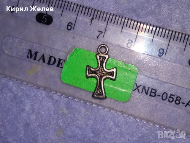 ПОСРЕБРЕНО СТИЛНО АРТ КРЪСТЧЕ от БЛАГОРОДНА НЕРЪЖДАЕМА СТОМАНА 18104, снимка 2 - Колиета, медальони, синджири - 39379314