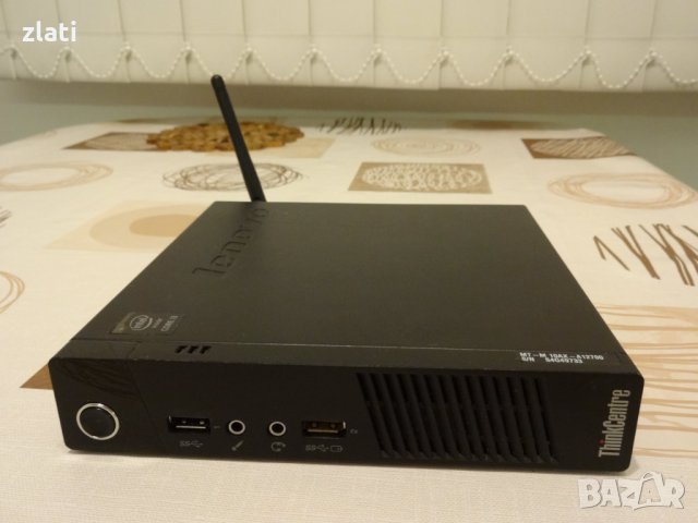 Мини компютър Lenovo ThinkCentre M73 i3-4150T 2.30GHz/4GB DDR3/SSD 128GB, снимка 3 - За дома - 33580955