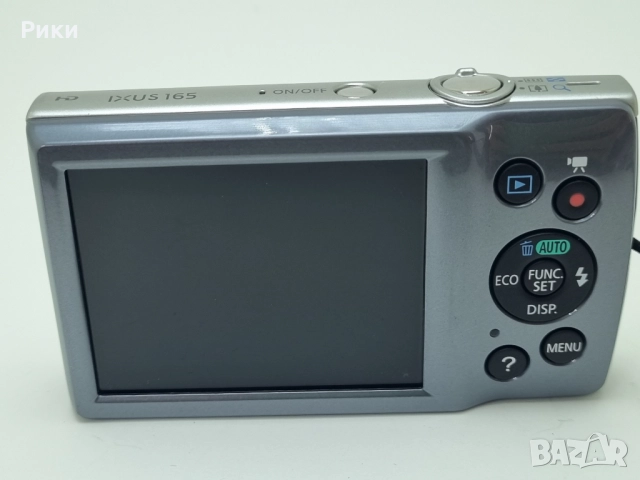 Canon IXY 160 IXUS 165 PowerShot ELPH 165 Digital Camera Silver, снимка 8 - Фотоапарати - 52728271