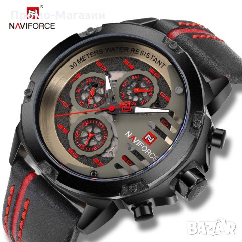 Мъжки часовник NaviForce NF9110 BRB., снимка 2 - Мъжки - 34801525