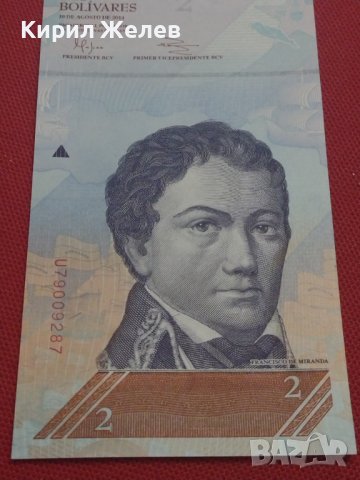 БАНКНОТА ВЕНЕЦУЕЛА УНИКАТ ПЕРФЕКТНО СЪСТОЯНИЕ МНОГО КРАСИВА ЗА КОЛЕКЦИЯ ДЕКОРАЦИЯ 36730, снимка 2 - Нумизматика и бонистика - 39847129