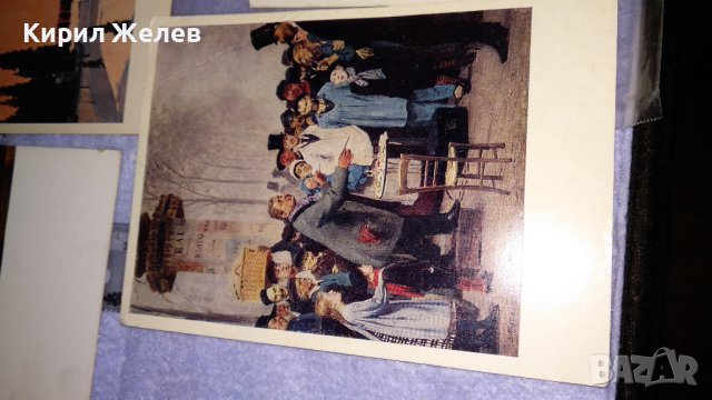 ЛОТ ЧЕТИРИ СТАРИ РУСКИ и НЕМСКИ КРАСИВИ ПОЩЕНСКИ КАРТИЧКИ ТЕМА ИЗКУСТВО 6477, снимка 5 - Филателия - 38563213