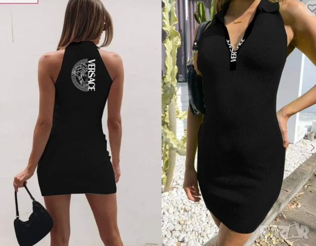 Дамска рокля на едро versace, снимка 4 - Рокли - 51149204