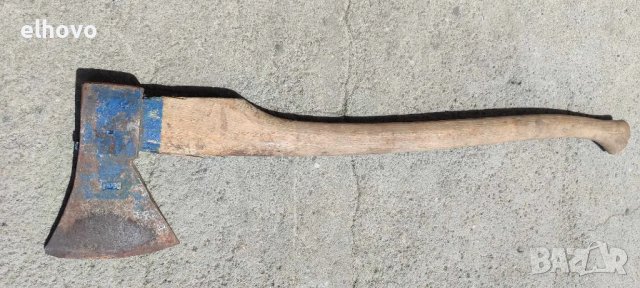 Стара брадва с дълга дръжка#33, снимка 2 - Антикварни и старинни предмети - 50217865