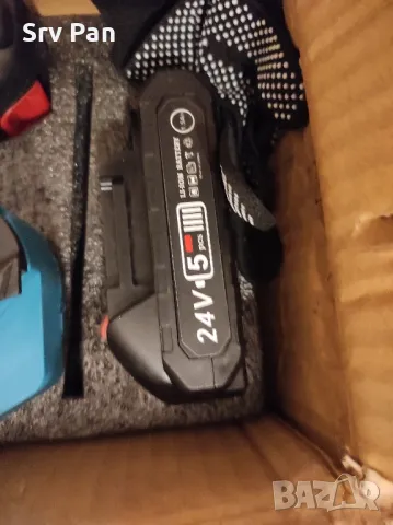 Мини електрическа резачка за дървета с 2 батерии 21 волта, снимка 5 - Други инструменти - 47579228