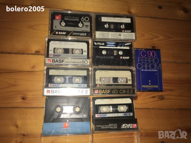 Хромни касети BASF, снимка 1 - Аудио касети - 43527305