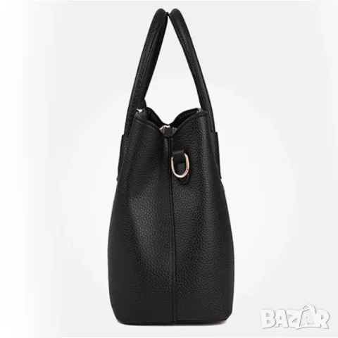 Дамска чанта Haly Black, снимка 2 - Чанти - 47938812