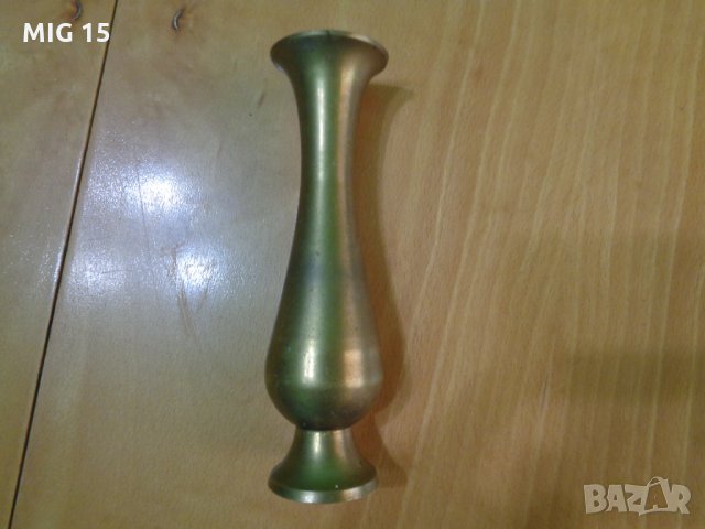 Месингова (бронзова) ваза, снимка 2 - Антикварни и старинни предмети - 25497467