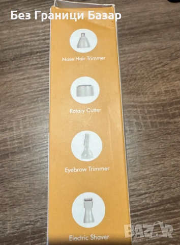 Нов Дамски електрически тример 4 в 1 за нос, вежди и лице, USB за жени красота, снимка 6 - Други - 53280786