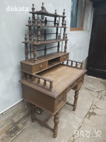 Старо писалище - бюро, снимка 3 - Антикварни и старинни предмети - 48942991