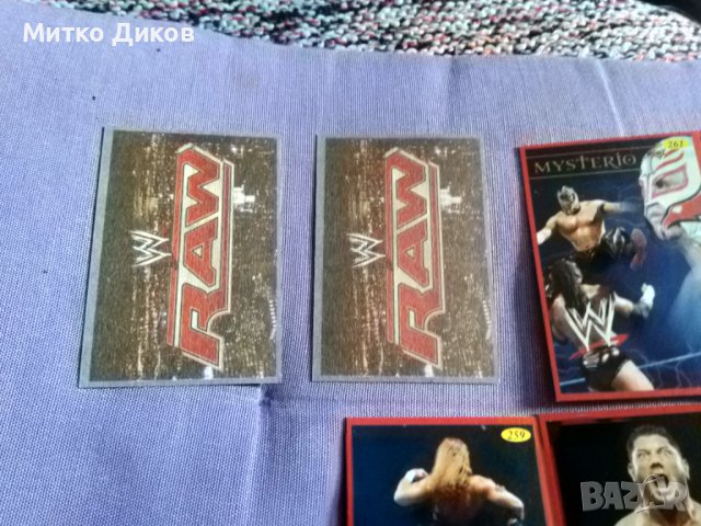 WWF Raw кеч-33 фотоси на кечисти 85х57мм от номера 130-262 с пропуски, снимка 2 - Други спортове - 43037732
