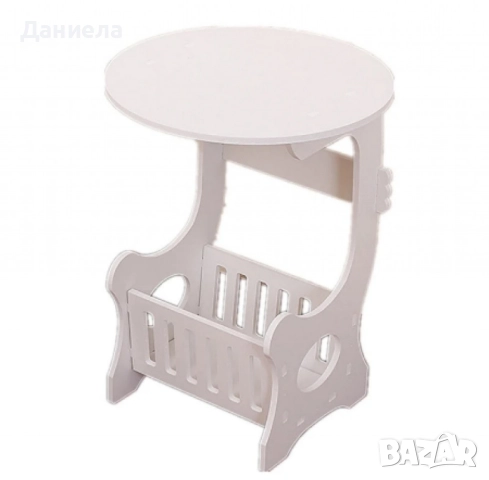 Кръгла масичка нощно шкафче, снимка 3 - Маси - 52016030