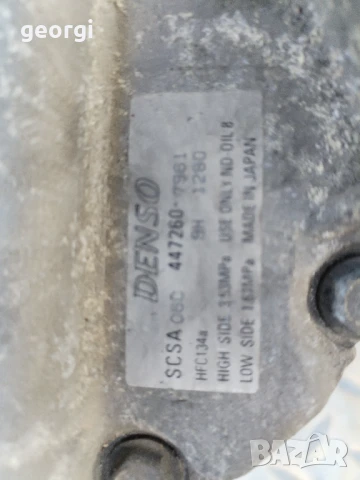 тойота  компресор климатик 1,4  d4d 90кс, снимка 4 - Части - 14793120