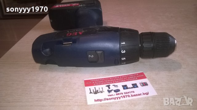 AEG ВИНТОВЕРТ С БАТЕРИЯ-ВНОС ХОЛАНДИЯ, снимка 5 - Винтоверти - 27931352