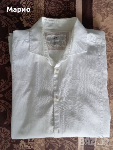 Стилни мъжки ризи | Slim fit M-размер, снимка 5 - Ризи - 43058423
