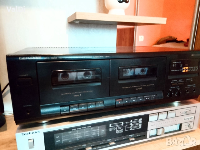 Двукасетен дек Genexxa SCT-5500, снимка 1 - Декове - 52348861