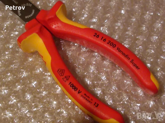KNIPEX 26 16 200 VDE 1000 V - Profi Клещи 200 mm с дълги човки !!!ЧИСТО НОВИ !!! от DEUTSCHLAND !!!, снимка 9 - Клещи - 30397979