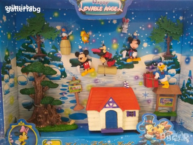 Комплект от малки фигурки на Мики Маус (Mickey Mouse), снимка 1 - Фигурки - 32722264