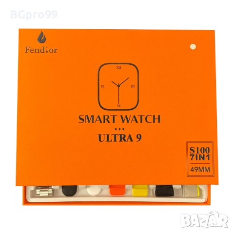 Смарт часовник 2023 New smart watch S100 ultra 7 in 1, снимка 4 - Смарт часовници - 43241145