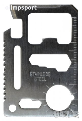 Многофункционален джобен инструмент 11 в 1 за оцеляване. 