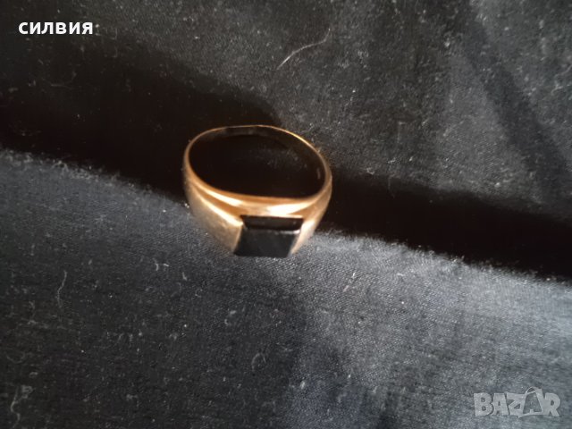 мъжки златен пръстен, снимка 4 - Пръстени - 43866124